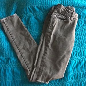army green skinny jeans
